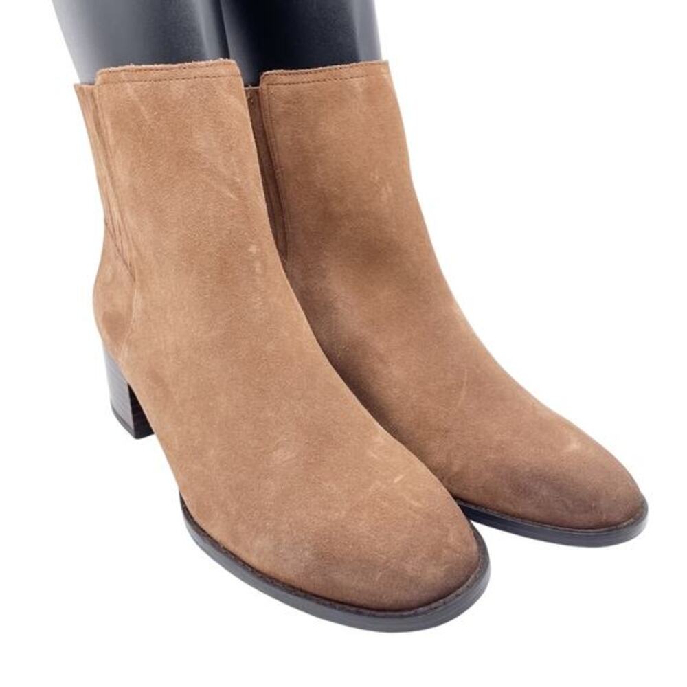 Sam Edelman Women's Kaiti Tan Suede Chelsea Ankle Booties Size 7‎